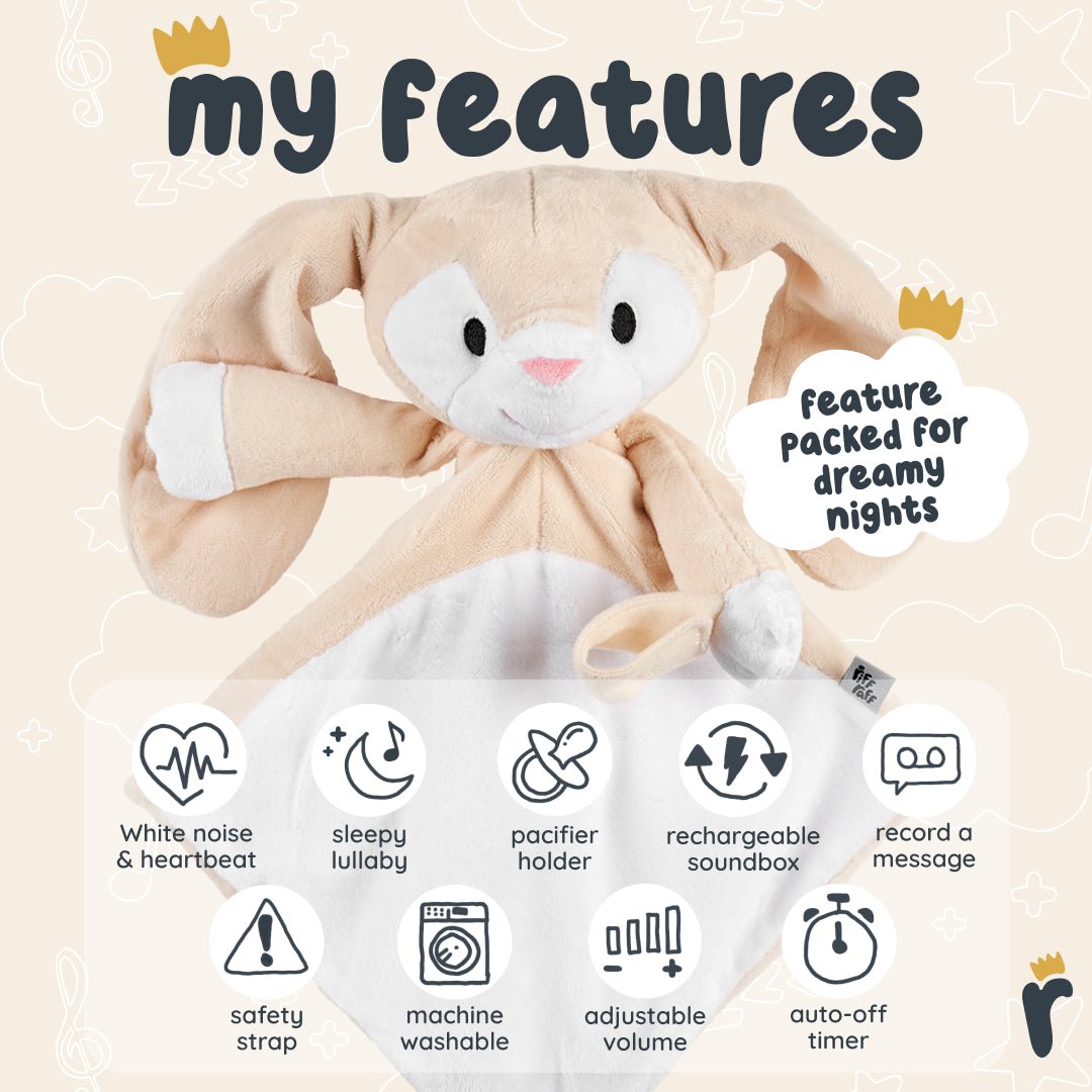 Sleep Toy - Clover The Bunny – Riff Raff Baby US