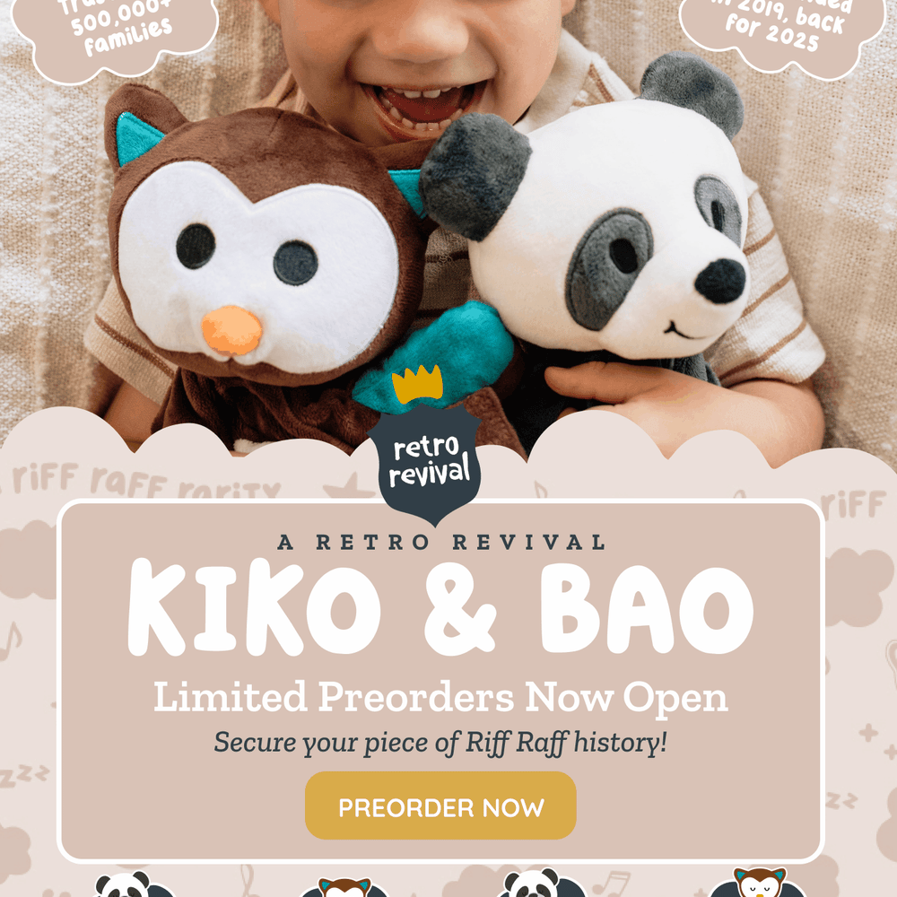 Raccoon Riff Raff Baby Products & White Noise Toys – Riff Raff Baby US
