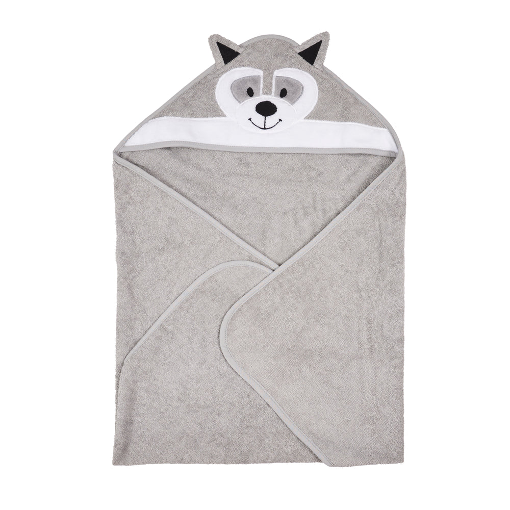 Hooded Towel - Bandit The Raccoon