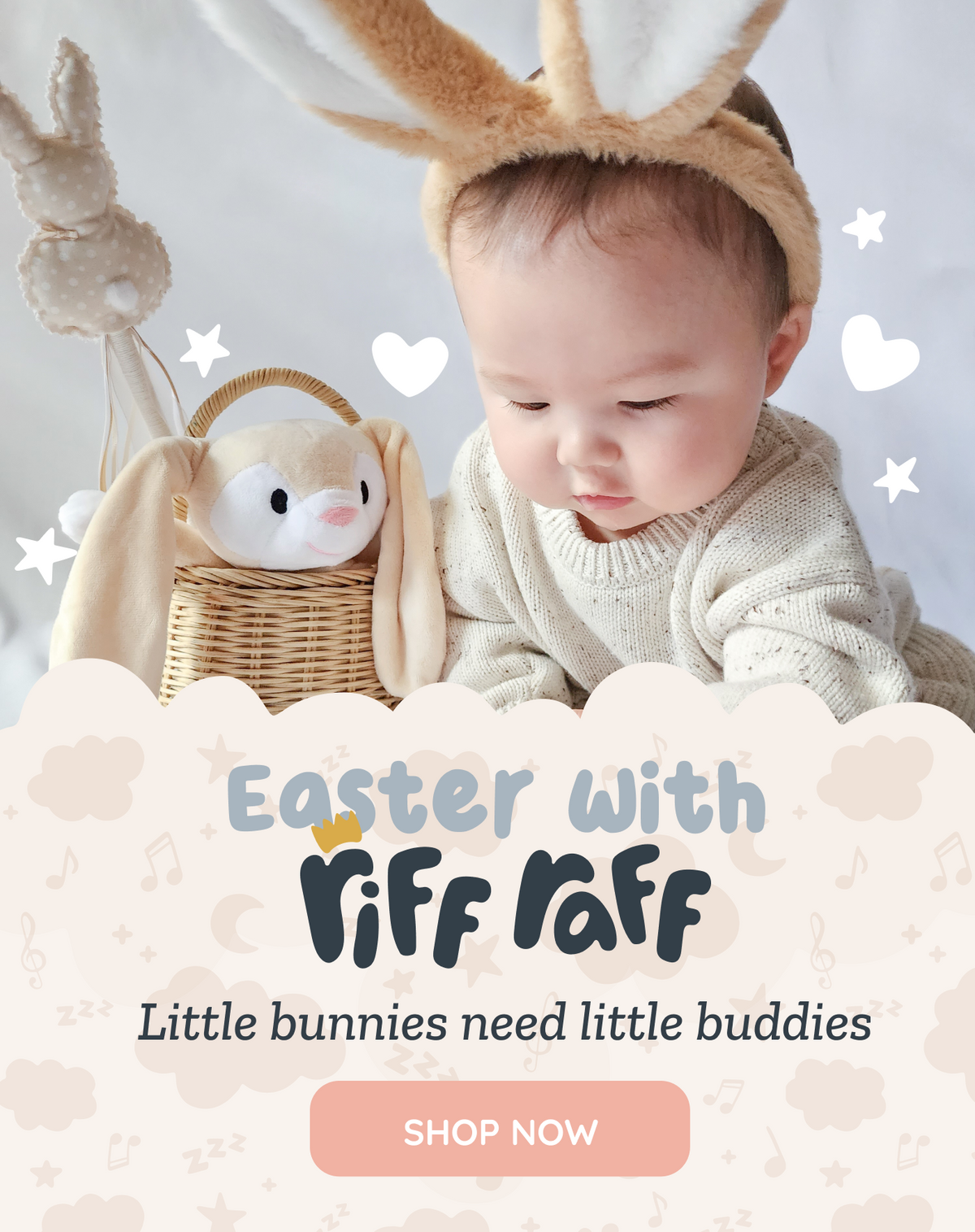 Clover Bunny Riff Raff Baby Products & White Noise Toys – Riff Raff Baby US