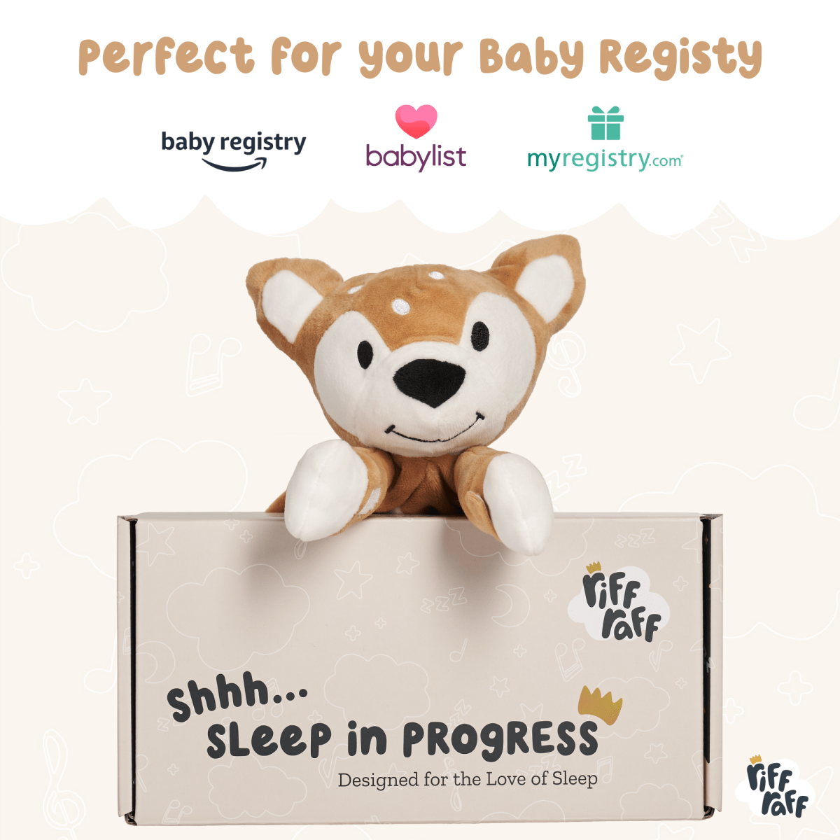 Sleep Toy - Raffy The Fawn - Riff Raff Baby US