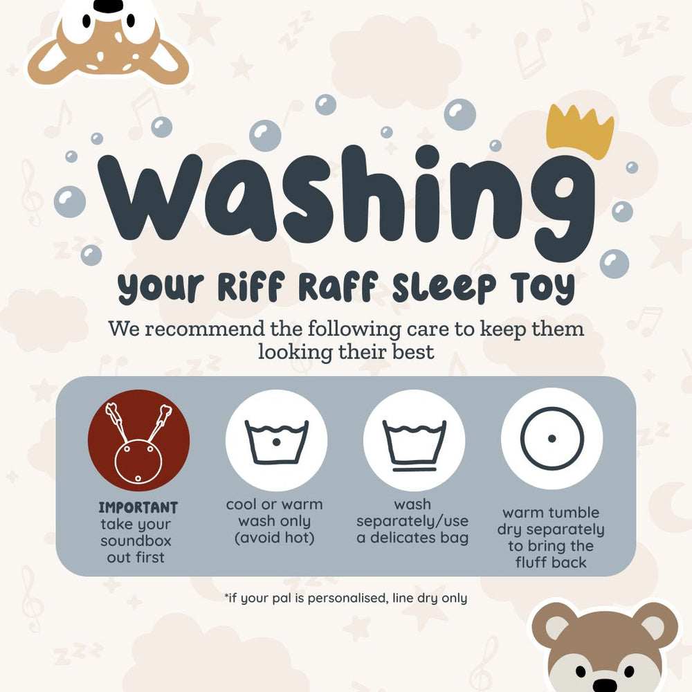 
                      
                        Wash Day Spare Plush - Banjo The Bear - Riff Raff Baby US
                      
                    
