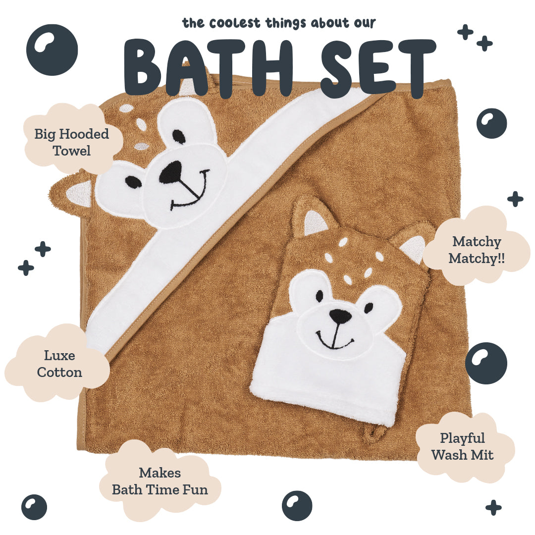 Hooded Towel Raffy The Fawn Riff Raff Baby US