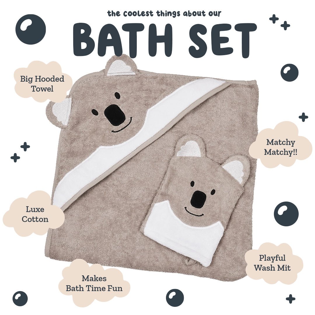 Hooded Towel - Kirra The Koala - Riff Raff Baby US